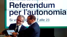 Italian regions go to the polls in Europe’s latest referendums on autonomy