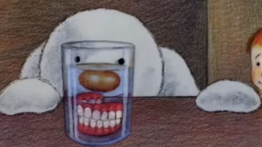 “What will we do for the mouth”? “Our Mother’s false teeth, let’s get them”!