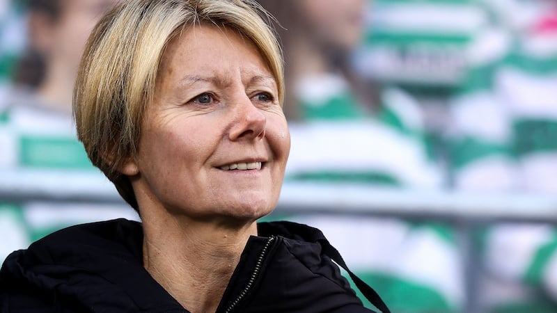 Former Ireland manager Sue Ronan: “We’re aiming to raise the profile of women’s football.” Photograph: Tommy Dickson