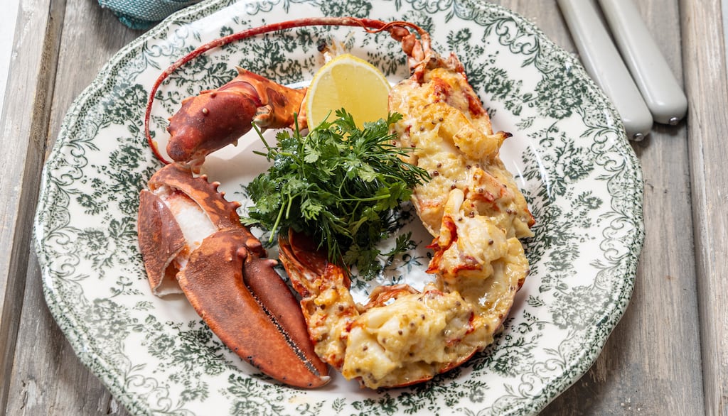 Classic lobster Thermidor. Photograph: Harry Weir