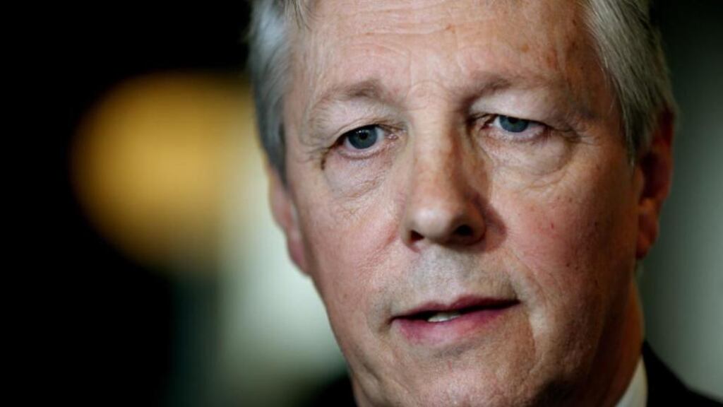 Peter Robinson has urged DUP activists to fight for every vote in the election. Photograph: Brian Lawless/PA Wire