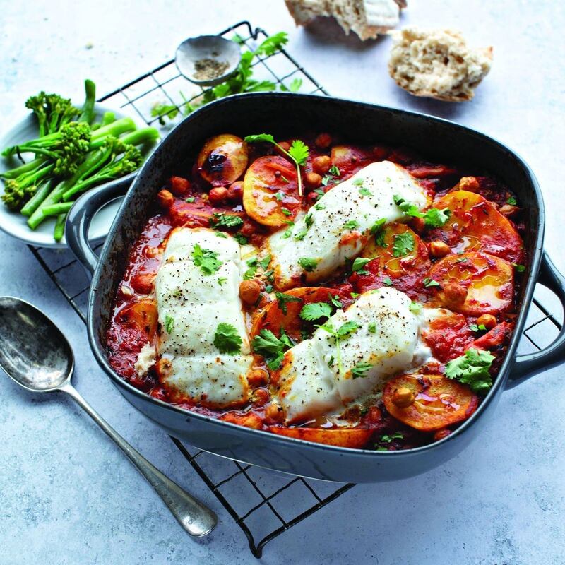 Spicy Indian fish bake. Photograph: Joanne Murphy