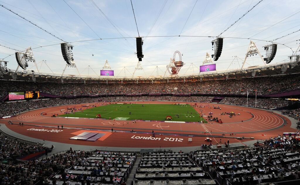 London’s Olympic Stadium where Ireland will play Italy on October 4th, 2015 in their third World Cup Group D match. Photograph: Anna Gowthorpe/PA