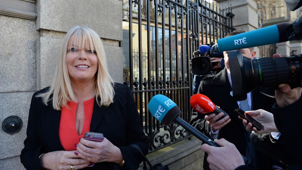New minister for jobs Mary Mitchell O’Connor at Leinster House. Photograph: Eric Luke / The Irish Times