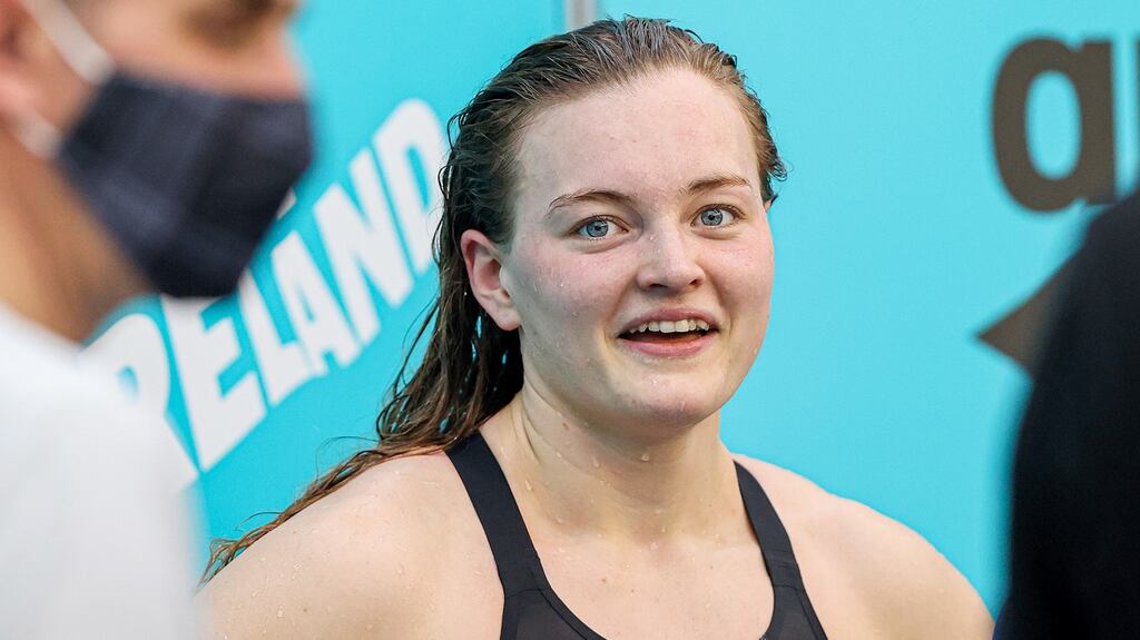 Mona McSharry: “Sometimes you can forget to live in it for a minute, so I am definitely going to work on that today, because I have been striving for this for so long.” Photograph: Inpho