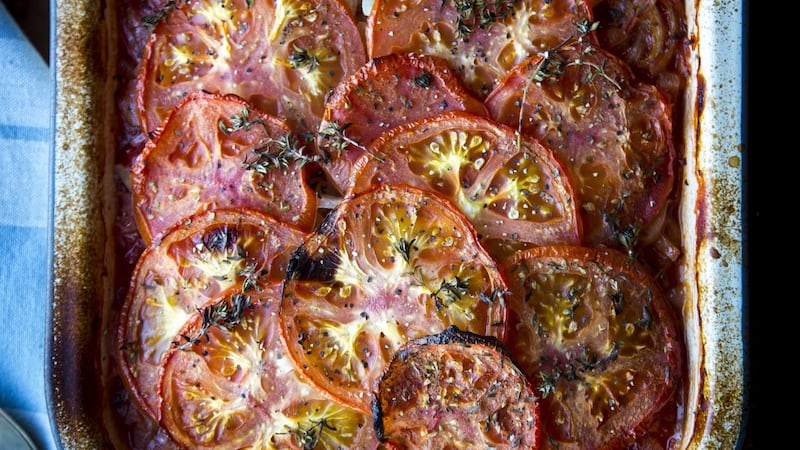 Ikarian giant bean & tomato stew