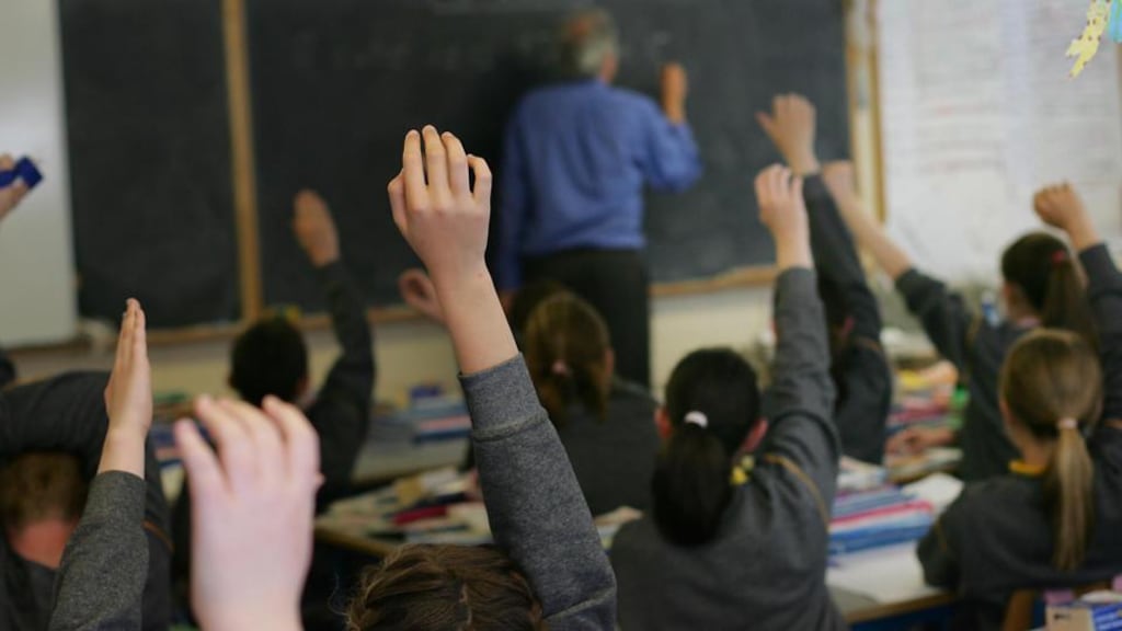 Classroom data: ESRI study says mixed-age classes can have a negative impact on primary-school girls. Photograph: Bryan O’Brien