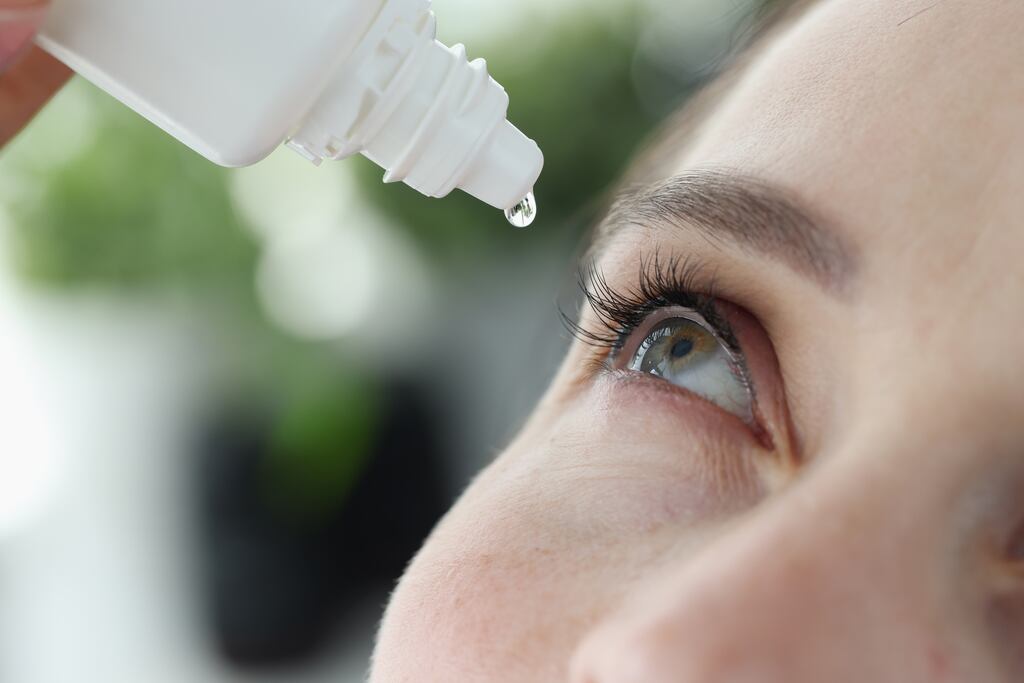 Eye drops are among a series of treatments using plastic that are in short supply. Photograph: iStock