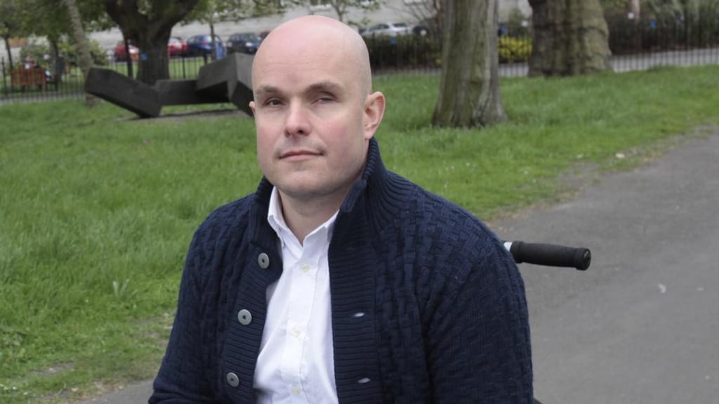 Mark Pollock photographed at Trinity College Dublin last year. Photograph: Brenda Fitzsimons / The Irish Times.