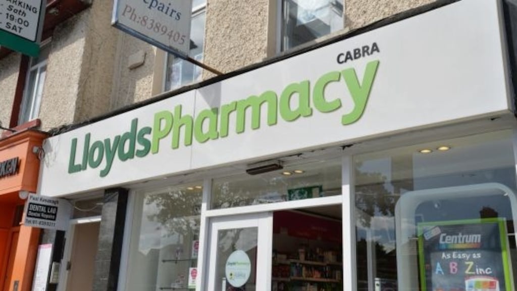 In correspondence, the HSE claimed the practice by Lloyds of claiming multiple phased dispensing payments in situations where a prescription is dispensed on a single occasion was “endemic” across all its outlets. Photograph: Alan Betson/The Irish Times