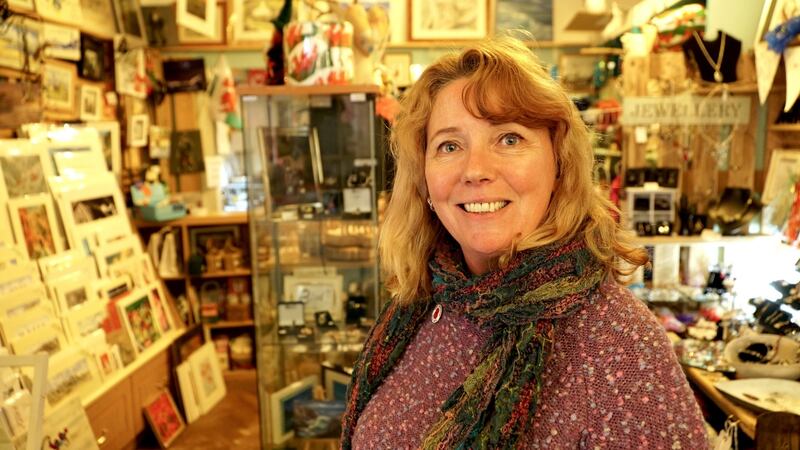 Helen Evans of Holyhead craft shop LL65: “I think we’ve kind of been misled by the press.” Photograph: Enda O’Dowd