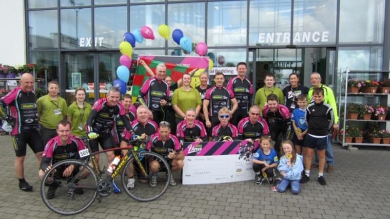 Woodies: two teams of cyclists cycle to every store in the country to collect monies raised, typically covering 800km each across 35 stores in five days