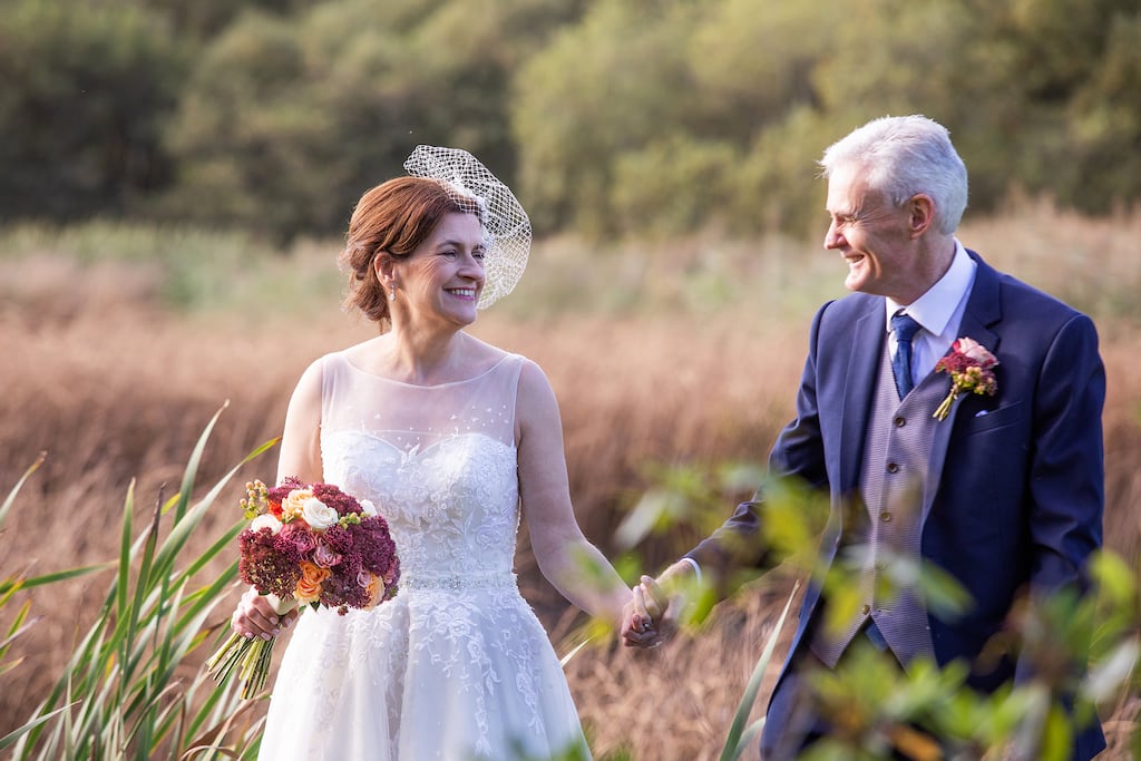 Sheena Wilkinson and her husband Seamus fell in love after he was widowed