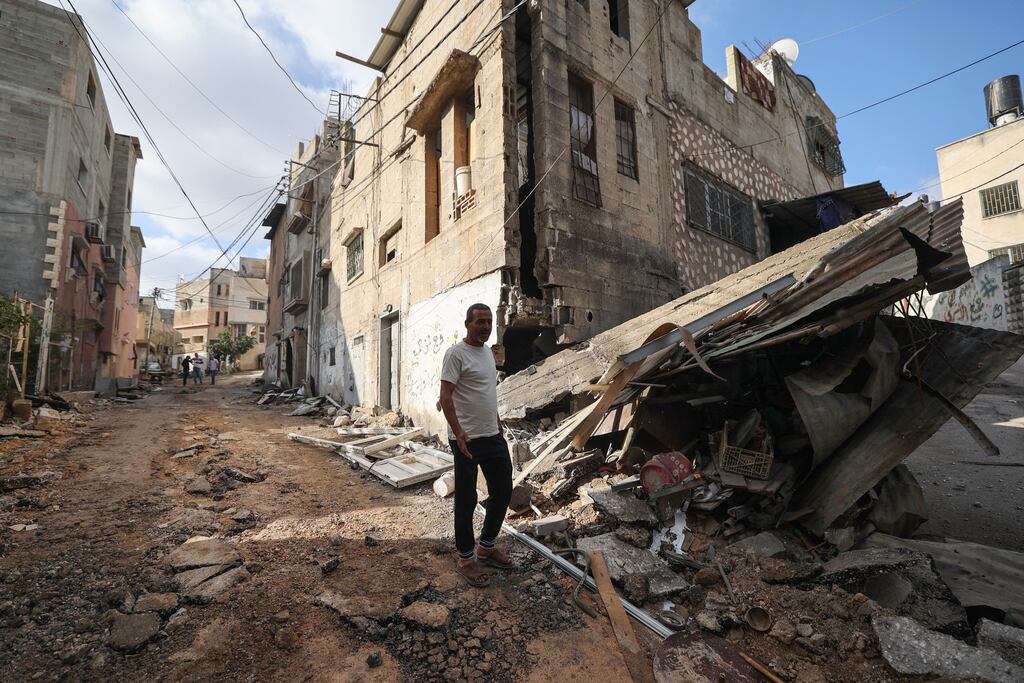 The Nur Shams refugee camp in Tulkarm in the occupied West Bank last September: Pushing for total strategic victory over terrorism is a fool’s errand. Photograph: Jaafar Ashtiyeh/AFP
