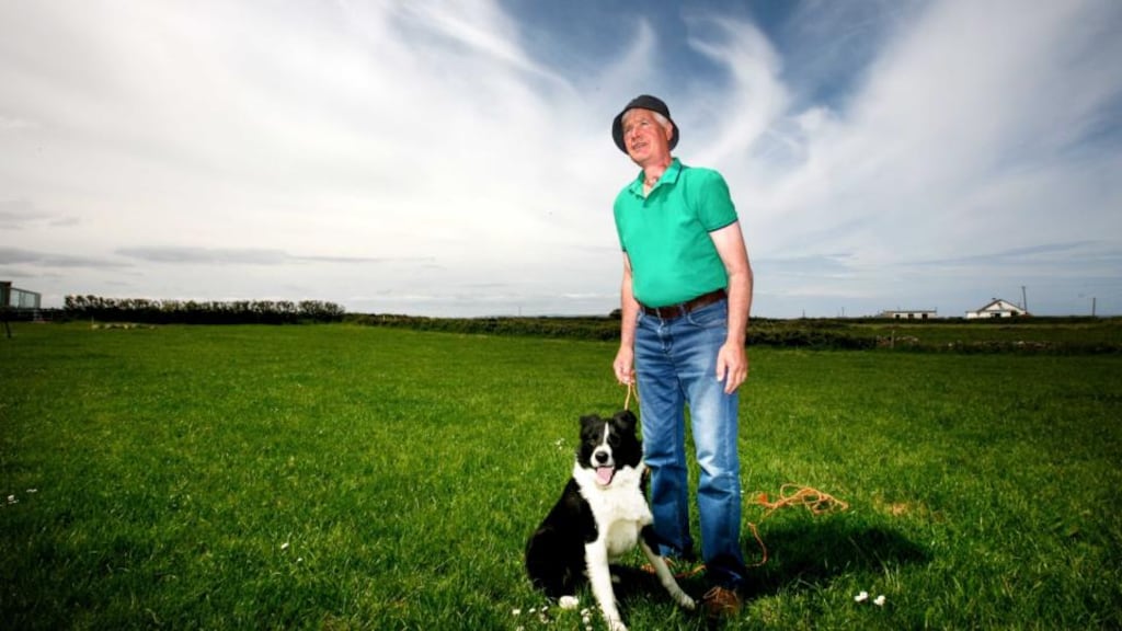 Donal Connor on his farm near Easkey, in Co Sligo. Photograph: Brian Farrell