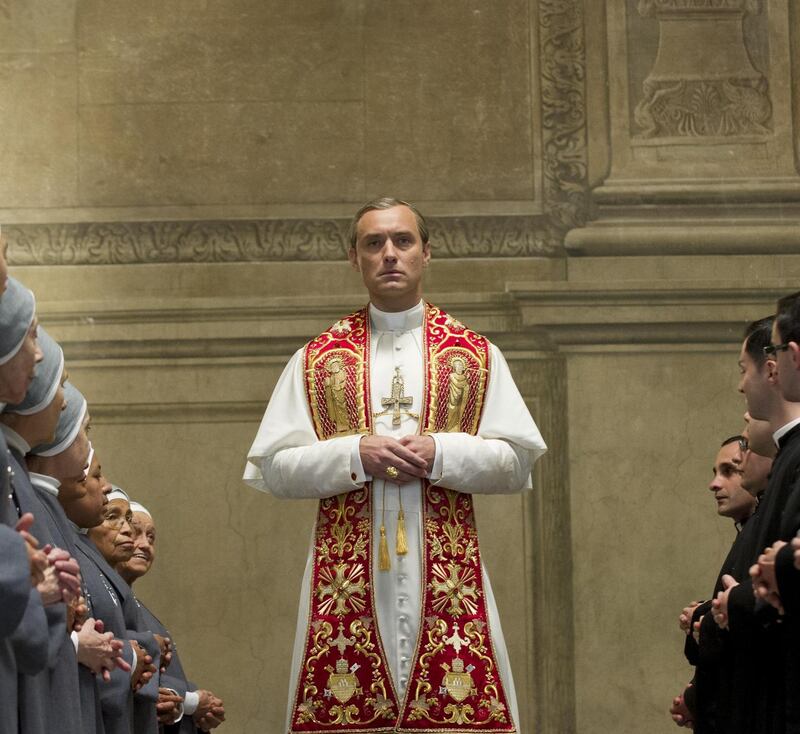 Prestige series: Jude Law in The Young Pope. Photograph: Gianni Fiorito/Sky Atlantic