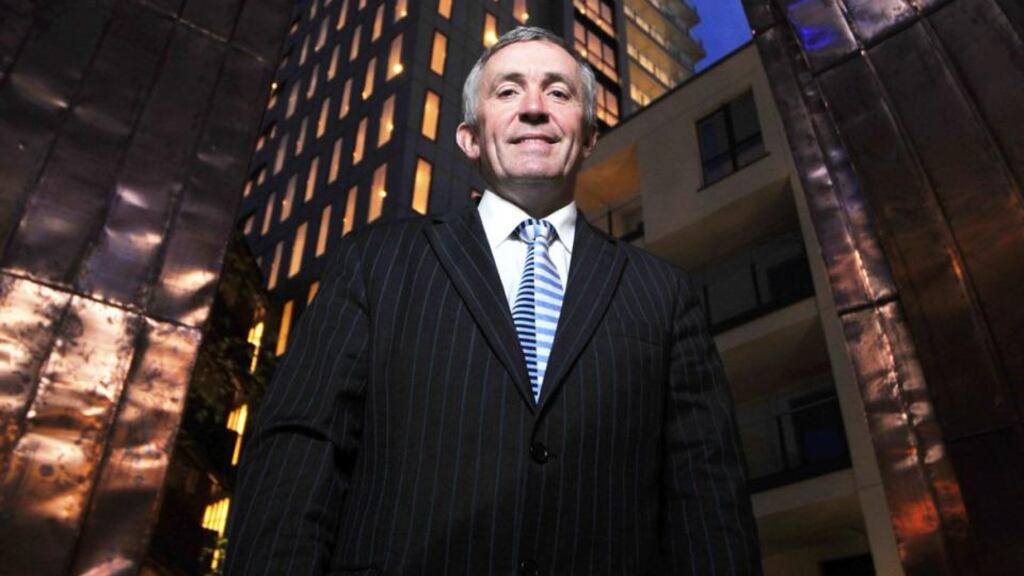 Michael O’Flynn  of the O’Flynn Construction group. The Cork developer said he had informed Blackstone that he had funds available   to immediately repay a loan of €16.7 million. Photo: Daragh Mac Sweeney/Provision