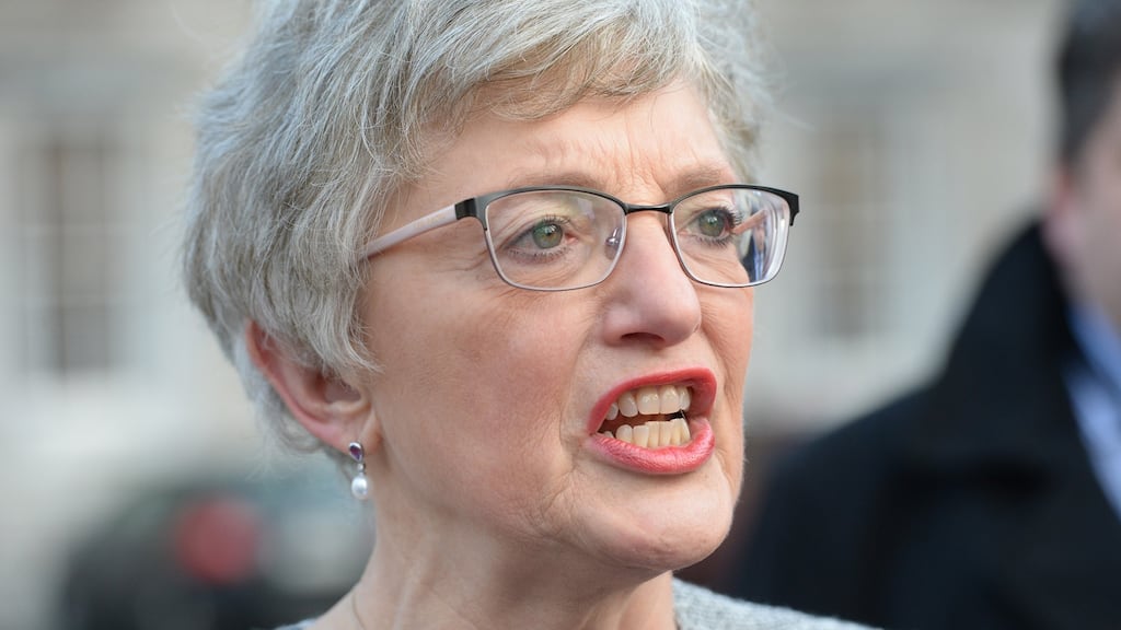 Minister for Children and Youth Affairs Katherine Zappone: “This is a wake-up call for young people, campaigners and politicians gathering for Pride that our work is not over,” said Ms Zappone. Photograph: Eric Luke