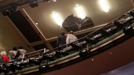 Four hospitalised after partial ceiling collapse in London theatre