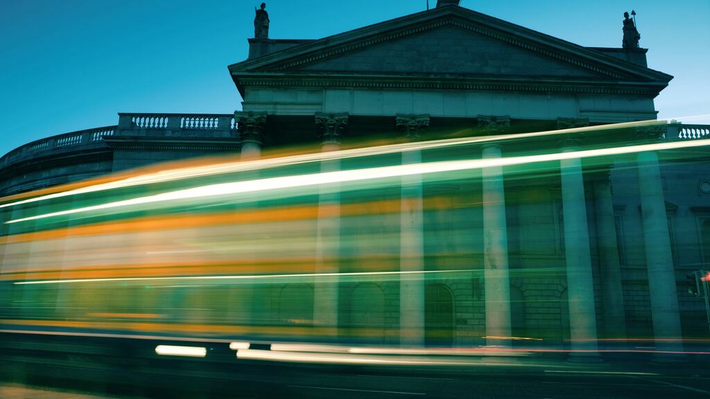 Bank of Ireland surged 5.9 per cent to 23.2 cents on Friday morning, while Permanent TSB added 3.6 per cent, to €1.92.