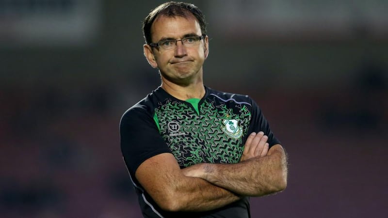 Shamrock Rovers manager Pat Fenlon.  Photograph: Ryan Byrne / Inpho