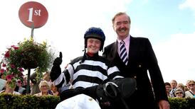 She got knocked down at Cheltenham but got up again