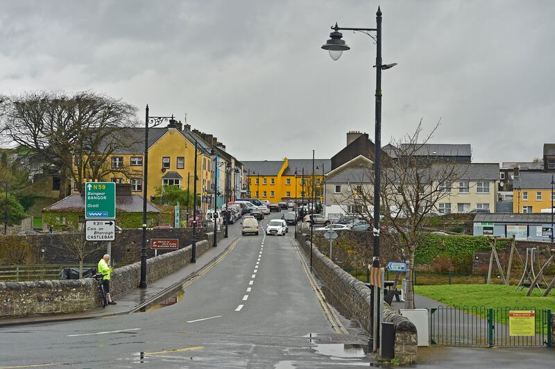 A general view of Newport, Co Mayo. Photograph: Conor McKeown