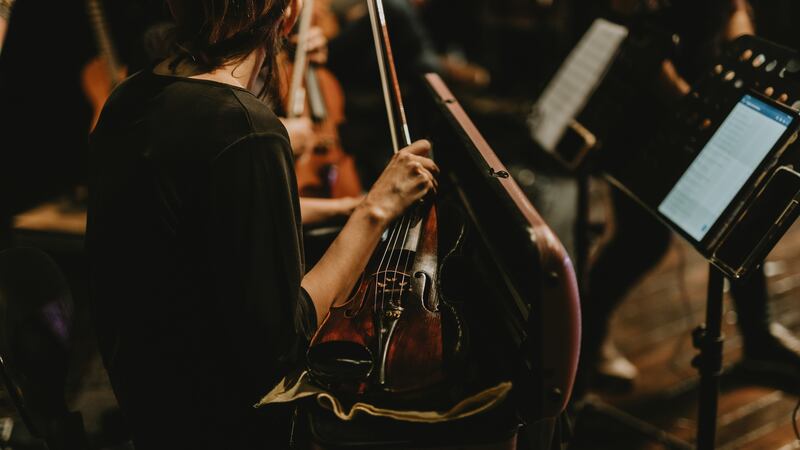 Who was this dancing man with ashes on his forehead in the National Concert Hall?