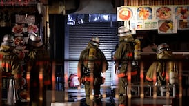 Tokyo firefighters battle blaze at world’s biggest fish market