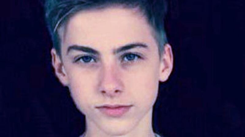 Nice Cave’s son Arthur, aged 15, who died after falling from a cliff in Brighton in  July 2015. Photograph: Family Handout/PA Wire