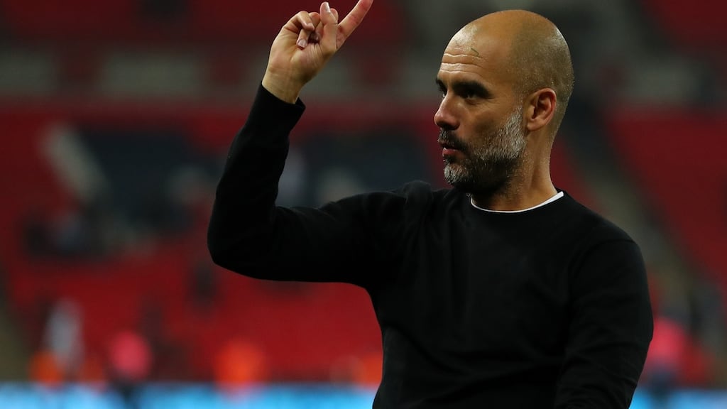 Pep Guardiola is routinely venerated as the best manager of his generation. Photograph: Getty Images