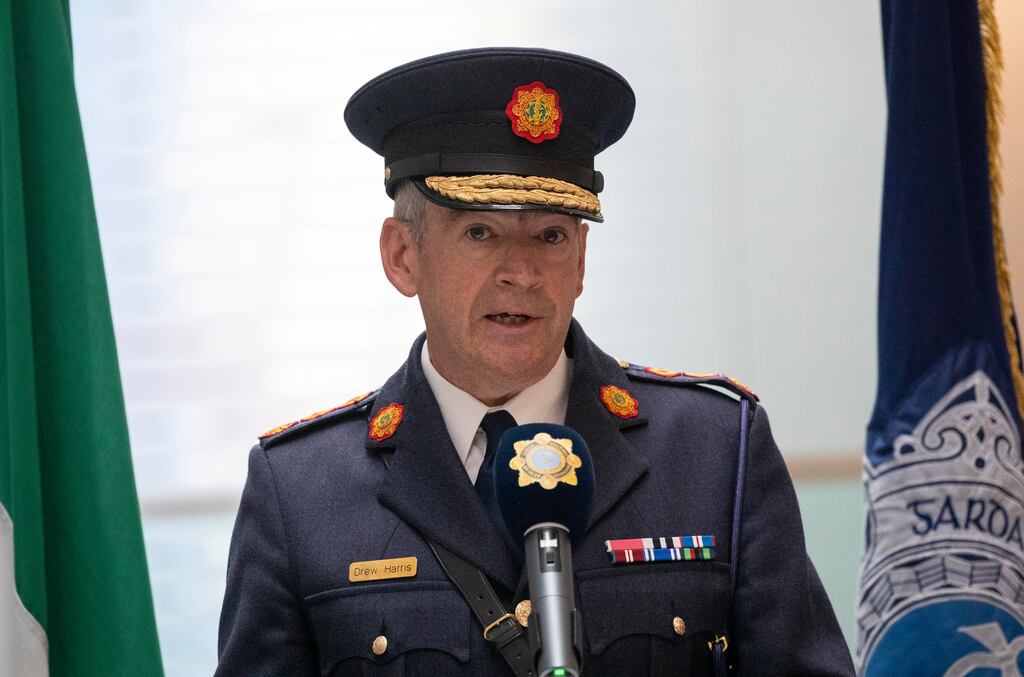 Garda Commissioner Drew Harris said a thorough criminal investigation into the killing was being carried out. Photograph: Colin Keegan/Collins