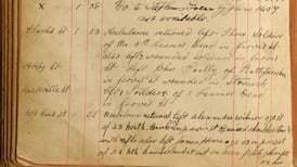 Dublin ambulance log from 1916 gives vivid account of Rising