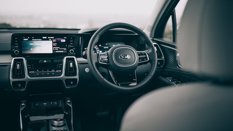 Interior of Kia Sorento PHEV
