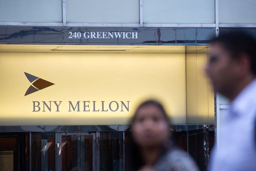 A BNY Mellon office in New York. The firm is to close its operations in Wexford. Photograph: Michael Nagle/Bloomberg