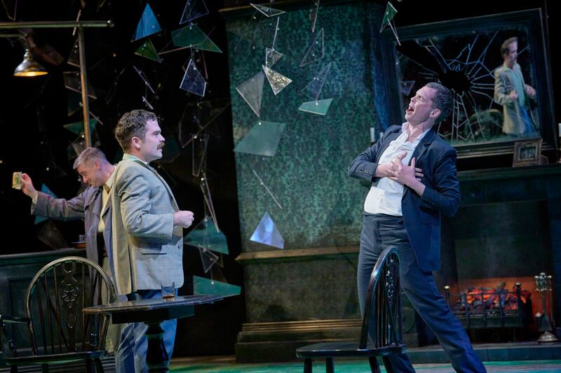 Liam Heslin, Colm Lennon, Marty Rea in The House by Tom Murphy. Photograph: Ros Kavanagh