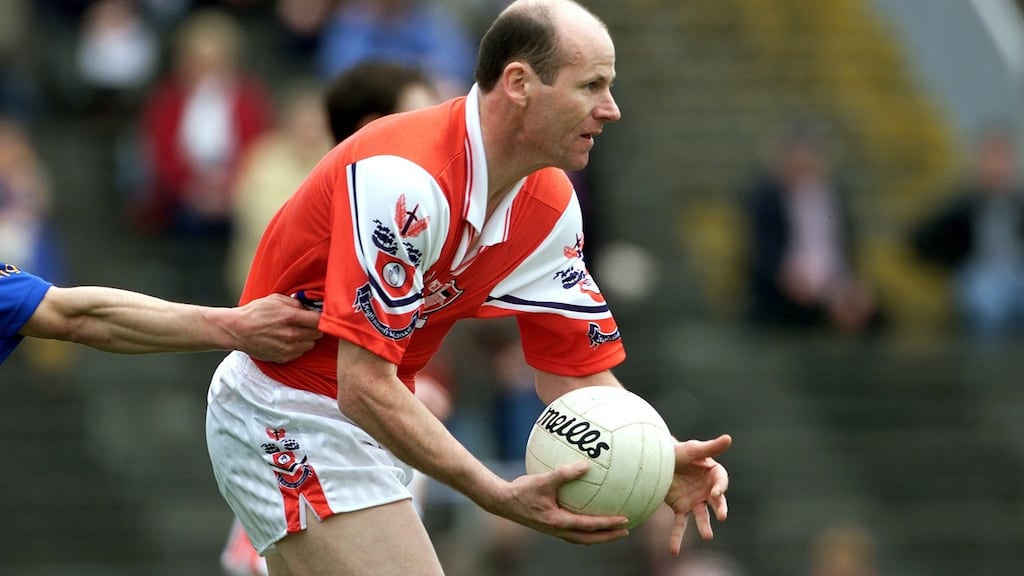 Stephen Melia made a record 179 appearances for Louth during an inter-county career that spanned three decades. Photograph: Patrick Bolger/Inpho