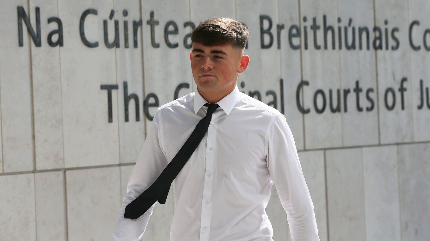 Jason Bradley (20) of Liscarne Gardens, Ronanstown, Dublin arriving at the Central Criminal Court. Photograph: Collins Courts.