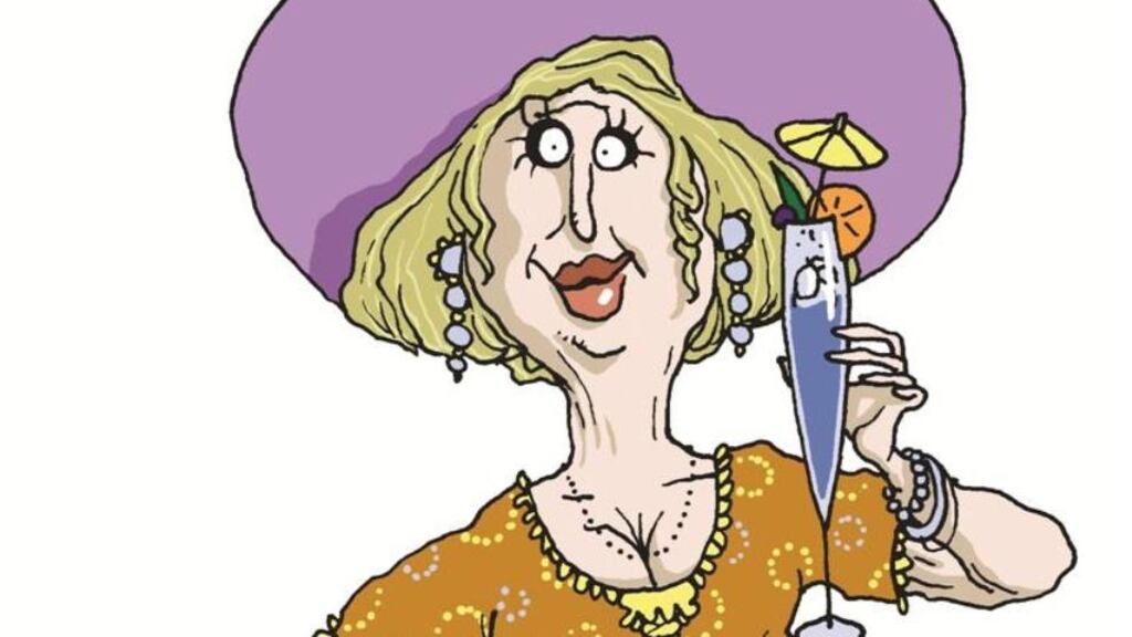 I’m there, “Sorcha, are you honestly telling me you don’t think she’s spilling out of the top of that dress.” Sorcha goes, “Oh my God, I have no idea what you’re even talking about. She just looks normal to me.”