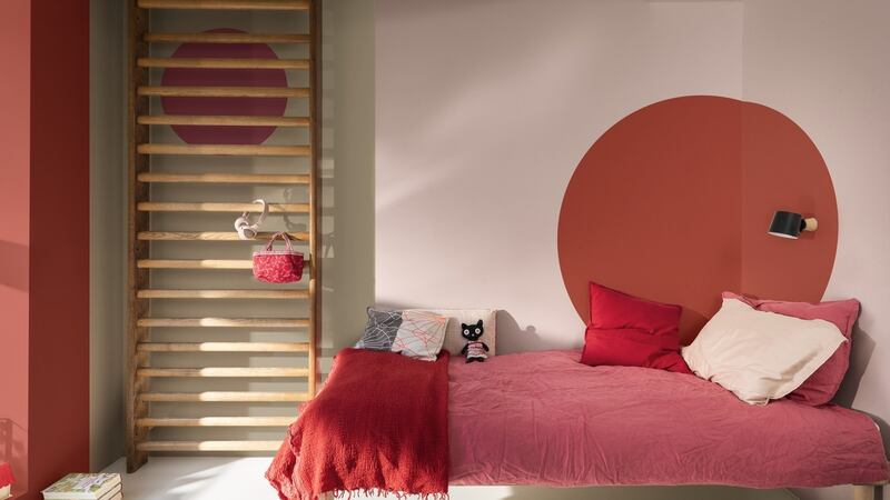 Dulux’s Pink Sandstone is gorgeous on walls.