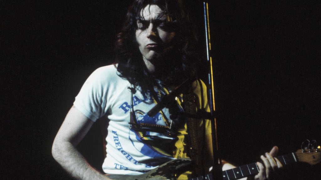 A commemorative plaque is to be unveiled in Cork to mark the 70th birthday of Rory Gallagher, the late Irish rock and blues guitarist. Photo by Debi Doss/Hulton Archive/Getty Images.
