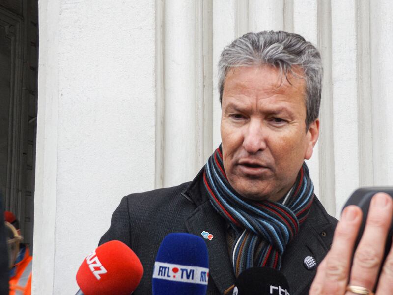 Lawyer Alexis Deswaef. Photograph: Gabriel Mitran/Belga Mag/AFP via Getty