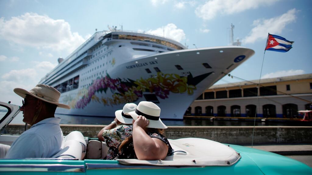 The tightening of the decades-old US embargo on the Caribbean’s largest island will further wound its crippled economy as well as hurt US travel companies File Photograph: Alexandre Meneghini/Reuters