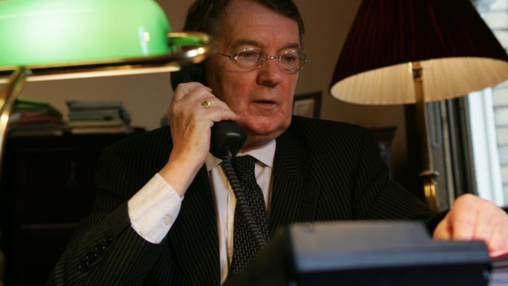 Dr Brian Farrell, Dublin City Coroner. Recorded verdict of death by misadventure. Photograph: Cyril Byrne