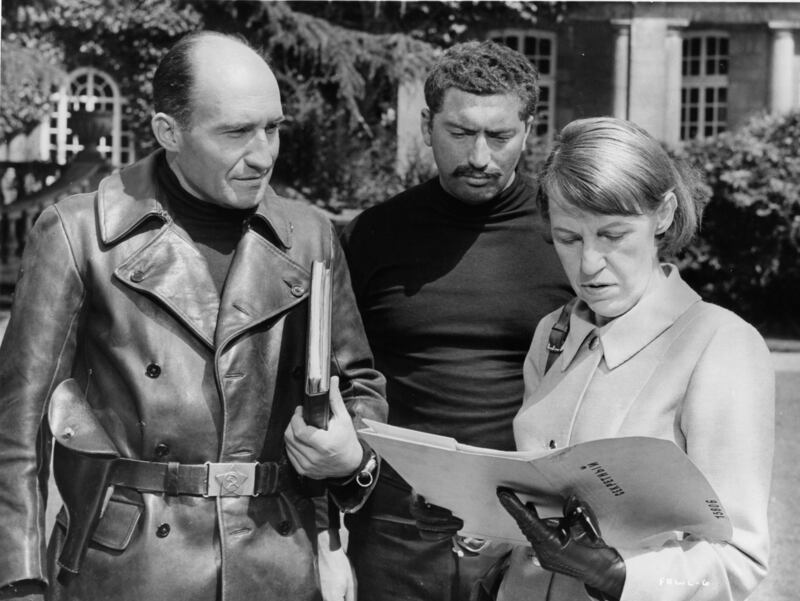 Walter Gotell (left) photographed acting alongside Lotte Lenya and Peter Brayham in From Russia With Love (1963). Photograph: United Artist/Getty