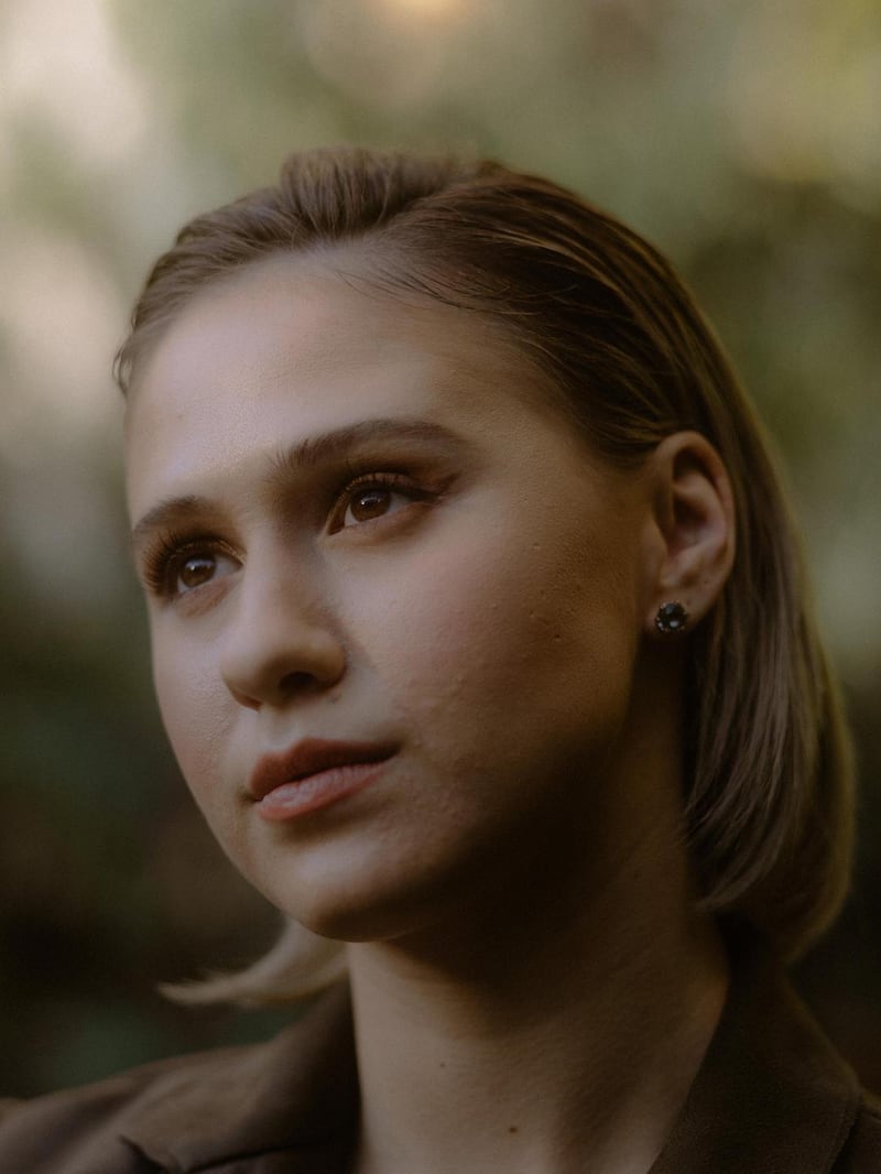 Maria Bakalova. “It’s a movie of how a girl can grow up and should grow up. How people can treat you as not equal because you’re a woman.” Photograph: Elizabeth Weinberg/The New York Times