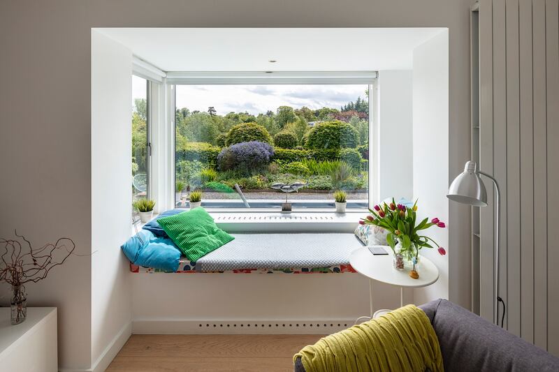 One of the owners is a qualified garden designer, so the south- and west-facing aspects were developed to maximise the views and light.