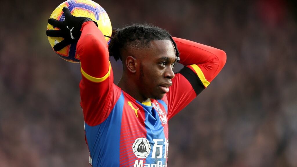 Aaron Wan-Bissaka has signed a five-year contract with Manchester United. Photograph:  Paul Harding/PA Wire