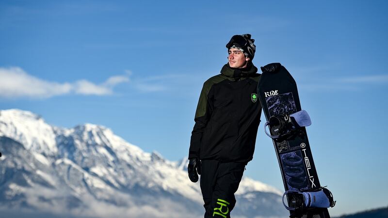 Seamus O’Connor will be competing in the Snowboard Halfpipe. Photograph: David Fitzgerald/Sportsfile
