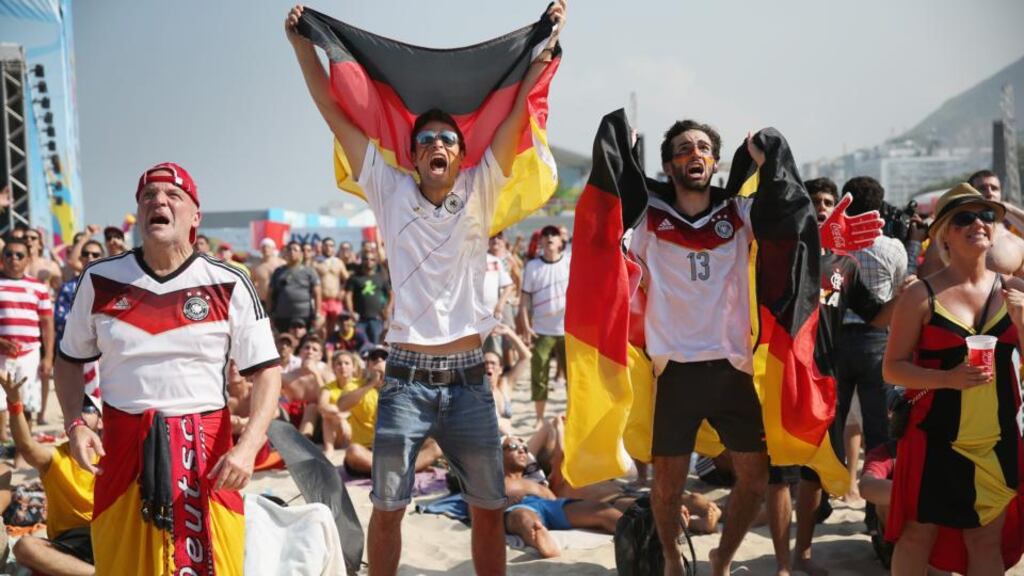 After the perfect start to the World Cup, Germany are hoping that they can go the whole way and win the competition. Photograph: Joe Raedle/Getty Images